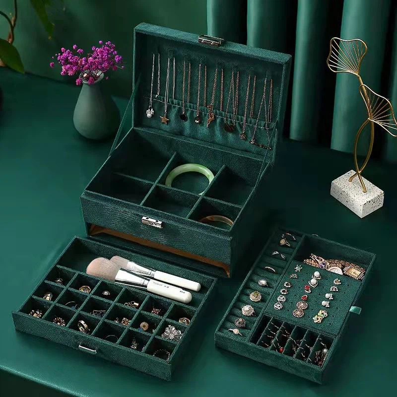 Kotak Penyimpanan Set Seri Cincin